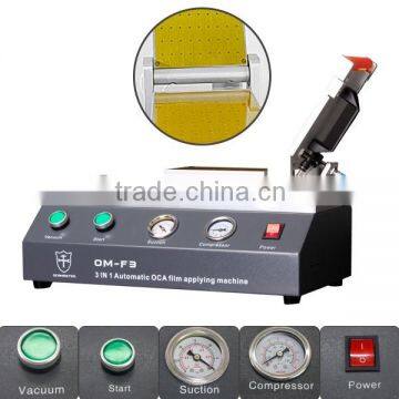 OCAmaster Factory Directly Selling Universal 3 in 1 OCA Film Laminating Machine OM-F3 For OCA & Polarizer Film Laminating