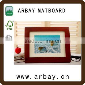 High quality acid free cream pre-cut photo mats for 4x6 5x7 8x10