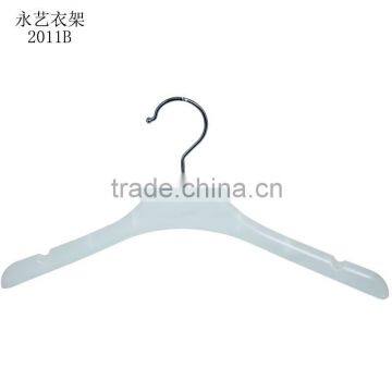 Superior Quatity White Men Plastic Coating Hangers With Anti-slip