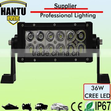 top led light bar 36w headlight 10.5 inch double row light bar