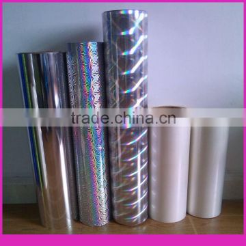 BOPP holograhic cold lamination film with shimless hologram