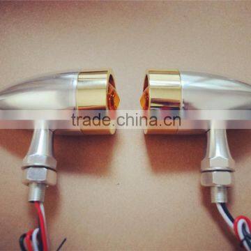 motorcycle turn lights for soprtster motorcycle brass turn signals with brass ring for harley