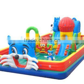 outdoor inflatable fun city giant inflatable playgrounds