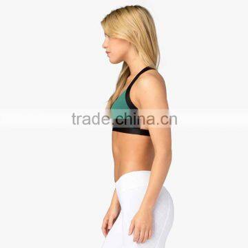 2016 Custom Design Women Workout Fitness Gym Top Cut Out Pilates Bra photo-4
