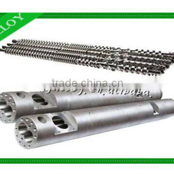 TWIN SCREW BARREL FOR EXTRUDER/Parallel twin