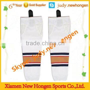 wholesale mens white hockey socks, sublimated hockey socks printing