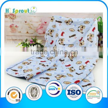 Dog and Baseball Print Sherpa Baby Fleece Blanket