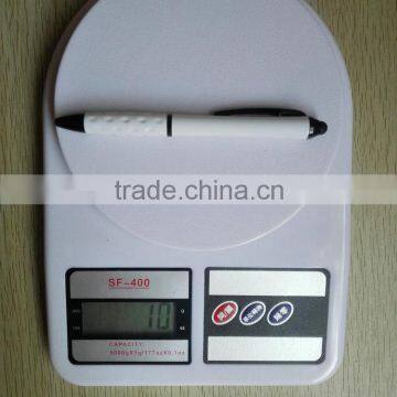 Top Consumable Products Solid Color Barrel ,metal Clip Writing Ball Pen and Stylus Pen photo-6