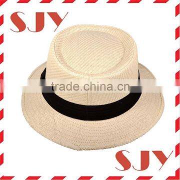 Hot selling straw boater hat custom Straw Hat wholesale