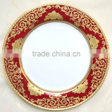 Porcelain Dinnerware With High Embossed Gold Quality photo-3
