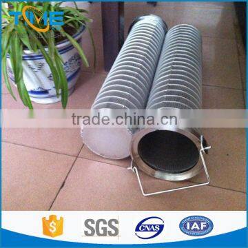 Wedge wire waterborne screens