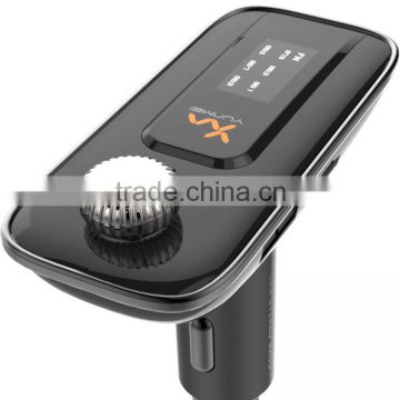 The new Bluetooth hands-free phone FM transmitter aux Bluetooth music receiver card car MP3