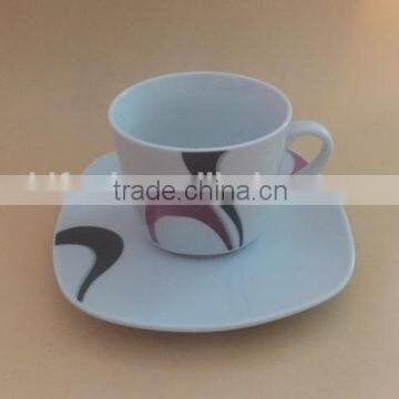 Fashion Design Coffee and Tea Set Fine Porcelain Cups and Saucers Sets photo-4