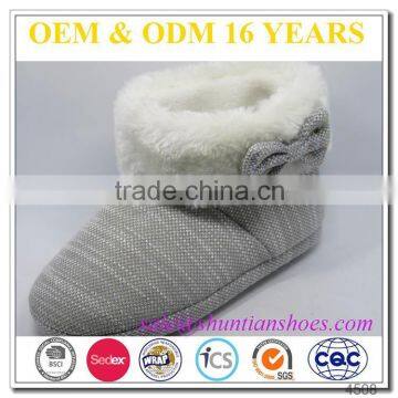 cheap girls white fur boots from shuntian