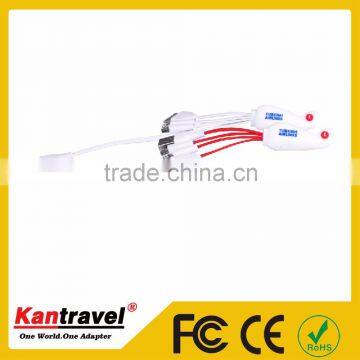 4 in 1 Multiple Usb Data Transfer Cable Charging Cable for Iphone Samsung Ipad Power Bank photo-3