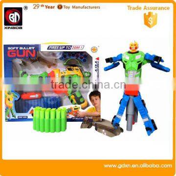 Popular transformation nerf gun toys funny soft guns