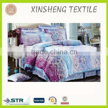 200T 133*72 Reactive print bedding set 11pcs comforter set