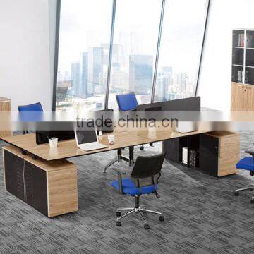 modern furniture design 4 person office workstation