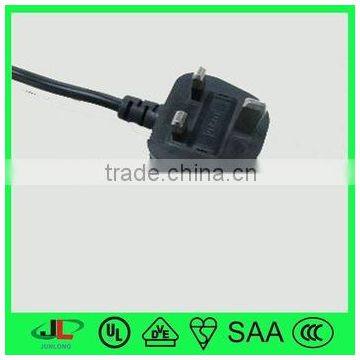 European Standard British 3 Pin Power Cable Cord With Fuse photo-2