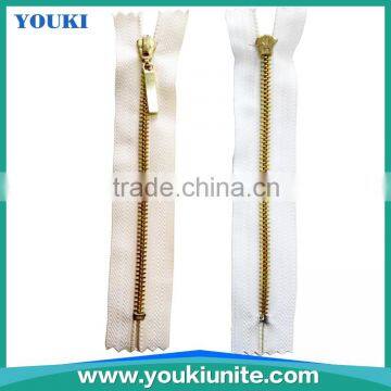 3# Woven Tape Metal Zipper Cloth-end With Auto-Lock YKM-2001