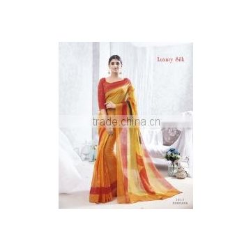 Inviting Mustard Luxury Silk Saree/indian Silk saree online shopping