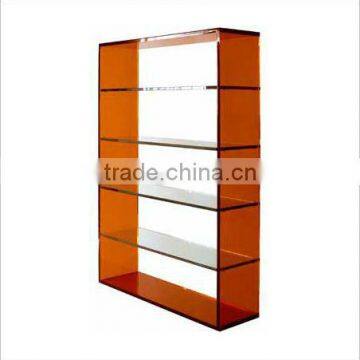 simplicity acrylic book rack/plexiglass book showcase