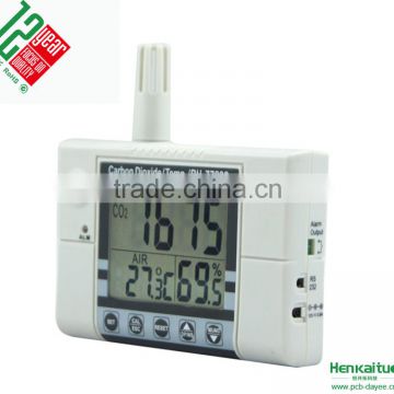 Alarm Temperature Humidity Meter Indoor Air Quality Monitor Carbon Dioxide CO2 Gas Meter