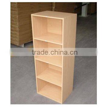 Classical design wooden tall wall bookshelf designs