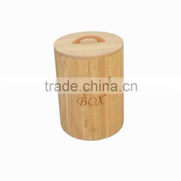 Solid wood rice storage box with cover, Japan storage box,rice box