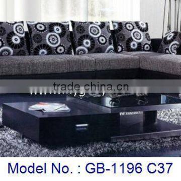 Modern corner fabric sofa for living room