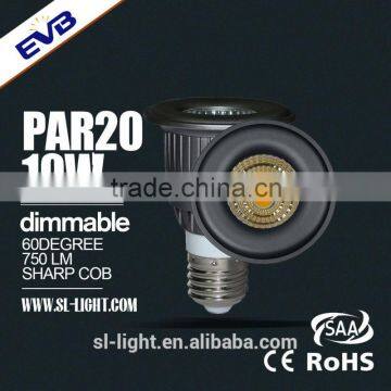 E27 10W dimmable led par light PAR20 led light made in China