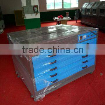 frame size 120 X 150 cm with light table screen drying cabinet