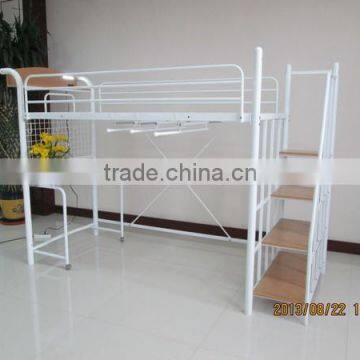 high type iron bed with pedal