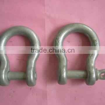 US Type Drop Forged Screw Pin Bow Shackle ,Anchorshackle