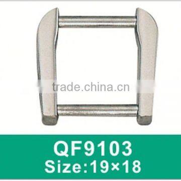 QF9103 Silver Color Design Metal Belt Buckle Of Bag Accessories black buckle for handbag