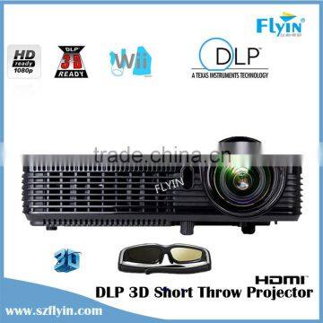 Full HD 1080P Multimedia DLP Ultra Short Throw Projector windows display 3D Holographic projector