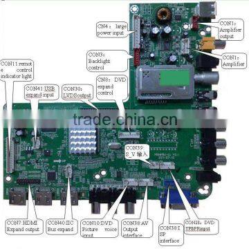 Universal Tv Motherboard Board Tv Certifications CE ISO9001