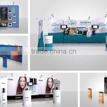 Floor standingup pop up display/trade show display/metal display stand