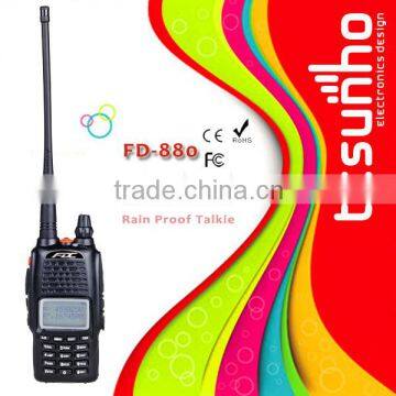 FDC FD-880 durable 5w ce approval dual band long distance walkie talkie japan