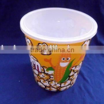 plastic popcorn bowl with lid