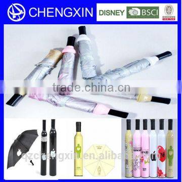 cheap customized bottle gift umbrella