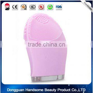 Rechargeable Beauty Ultrasonic Electric 3D Facial Cleaning Cleaner Brush Massage Face Cleansing Brush