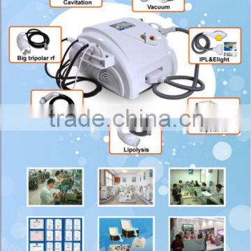 9 in 1 cavitation equipement with IPL hair removal (TUV,ISO,CE,SGS)