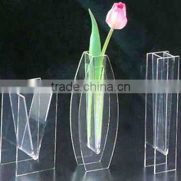 clear acrylic flower display stand