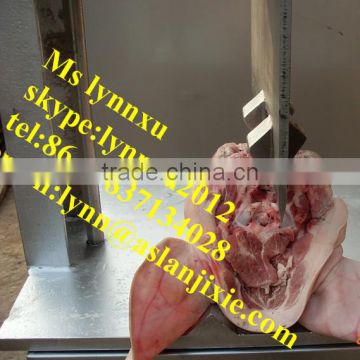 pig head split cutting machine