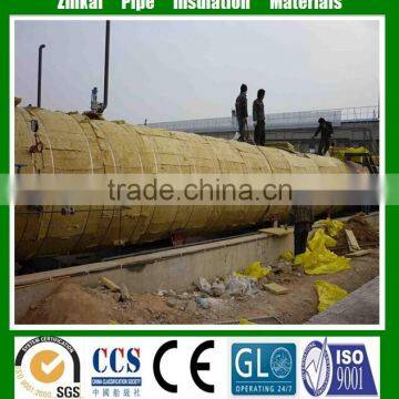 50mm thick Pipe insulation cover super rock wool