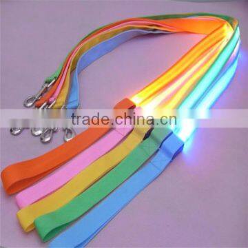 bright bulk nylon pet collars for personal pets with LED light