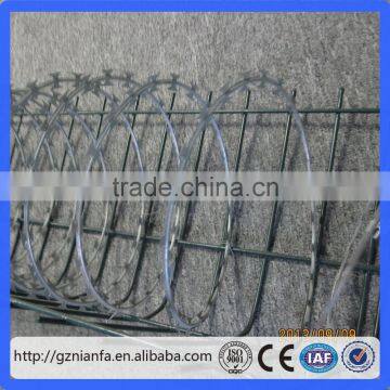 single loop BTO-22 razor wire can cover 10 meters per roll(Guangzhou Factory)