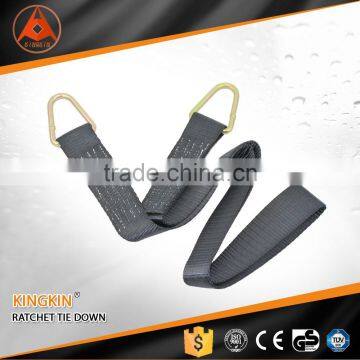 high quality winch strap tie down strap safety strap with D ring