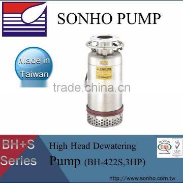 Taiwan Sonho pump, 3 hp 4 inch drainage pump